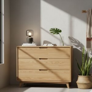 Cómoda de Dormitorio con 3 Cajones